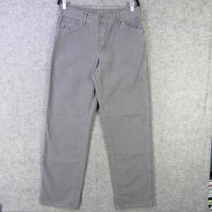 Dickies Jeans Mens 32x32 Gray Carpenter Workwear Utility Cotton Hammer Loop
